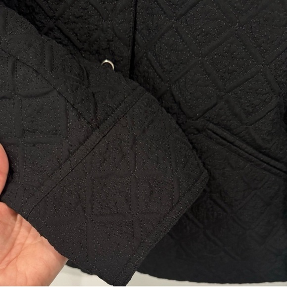 Requirements Women's Lightweight Lined Embroidered Coat Jacket. Black. Size XL - Picture 11 of 11